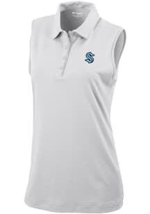 Columbia Seattle Kraken Womens White Heat Seal Tend the Ball Tank Top