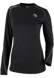 Columbia Utah Hockey Club Womens Black Heat Seal Omni Wick Shot Gun Long Sleeve T-Shirt