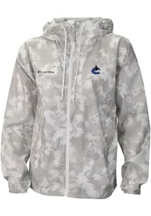Columbia Vancouver Canucks Womens White Heat Seal Flash Challenger Light Weight Jacket