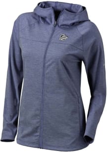 Columbia Vancouver Canucks Womens Navy Blue Heat Seal Omni Wick Half Shot Light Weight Jacket