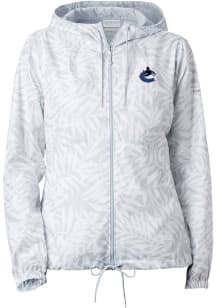 Columbia Vancouver Canucks Womens White Heat Seal Flash Forward Light Weight Jacket