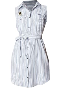 Columbia Vegas Golden Knights Womens Blue Heat Seal Sun Drifter Short Sleeve Dress