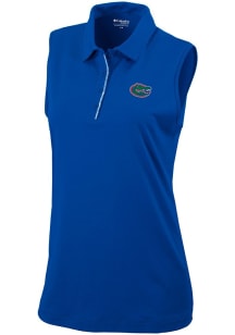 Columbia Florida Gators Womens Blue Heat Seal Tend the Ball Tank Top