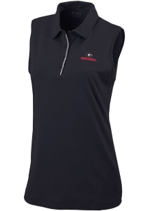 Columbia Georgia Bulldogs Womens Black Heat Seal Tend the Ball Tank Top
