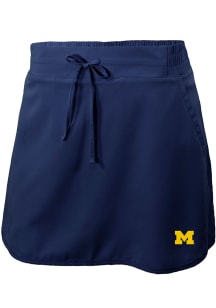 Womens Michigan Wolverines Navy Blue Columbia Heat Seal Omni Wick Lakewood Pines Shorts