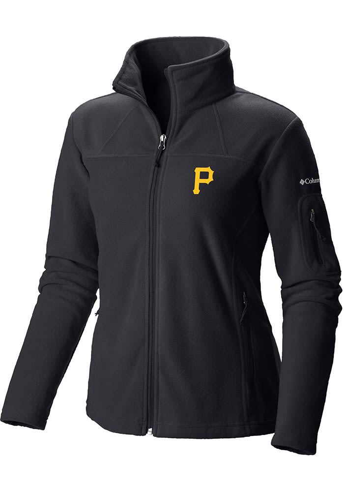 Columbia Pittsburgh Pirates Womens Black Give And Go Light Weight Jacket