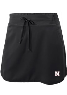 Womens Nebraska Cornhuskers Black Columbia Heat Seal Omni Wick Lakewood Pines Shorts