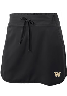 Womens Washington Huskies Black Columbia Heat Seal Omni Wick Lakewood Pines Shorts