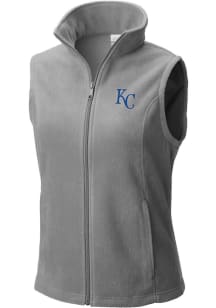 Columbia Kansas City Royals Womens Grey Benton Springs Vest