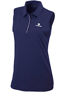 Columbia North Carolina Tar Heels Womens Navy Blue Heat Seal Tend the Ball Tank Top