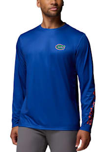 Columbia Florida Gators Blue PHG Terminal Flag Long Sleeve T-Shirt