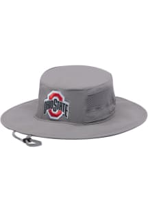 Ohio State Buckeyes Columbia Bora Bora Booney III Mens Bucket Hat - Grey