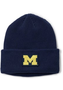 Michigan Wolverines Columbia Lost Lager Beanie Mens Knit Hat - Blue