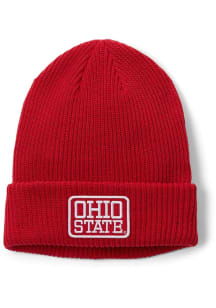 Ohio State Buckeyes Columbia Lost Lager Beanie Mens Knit Hat - Red