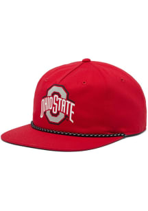 Ohio State Buckeyes Columbia PFG Back Tack Snapback Mens Snapback - Red