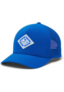Columbia Kentucky Wildcats PFG Elite 3D Stretch Snapback Adjustable Hat - Blue