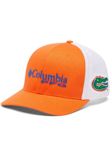 Columbia Florida Gators PFG Mesh snap adj hat Adjustable Hat - Orange