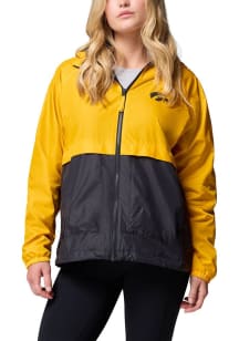 Womens Iowa Hawkeyes Yellow Columbia Spark Valley Light Weight Jacket