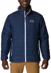 Columbia Penn State Nittany Lions Mens Navy Blue Powder Lite Heavyweight Jacket