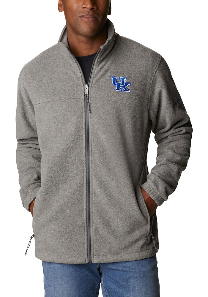 Columbia Kentucky Wildcats Mens Charcoal Flanker Fleece Medium Weight Jacket