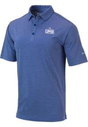 Columbia Los Angeles Clippers Mens Blue Sunday Short Sleeve Polo