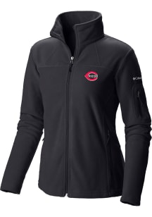 Columbia Cincinnati Reds Womens Black Give and Go Light Weight Jacket