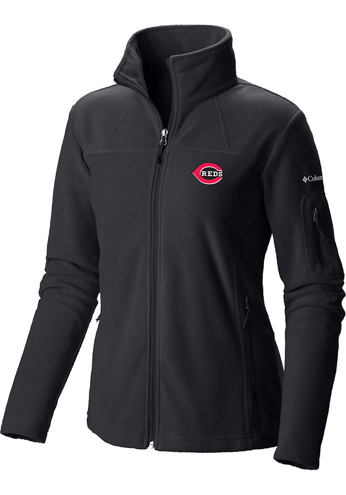 Columbia Cincinnati Reds Womens Black Give and Go Light Weight Jacket