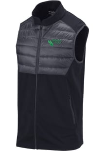 Columbia North Texas Mean Green Mens Black In the Element Sleeveless Jacket