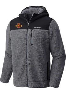 Columbia Iowa State Cyclones Mens Charcoal Moutainside Heavyweight Jacket