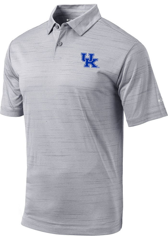 Columbia Kentucky Wildcats Mens Shotgun Short Sleeve Polo