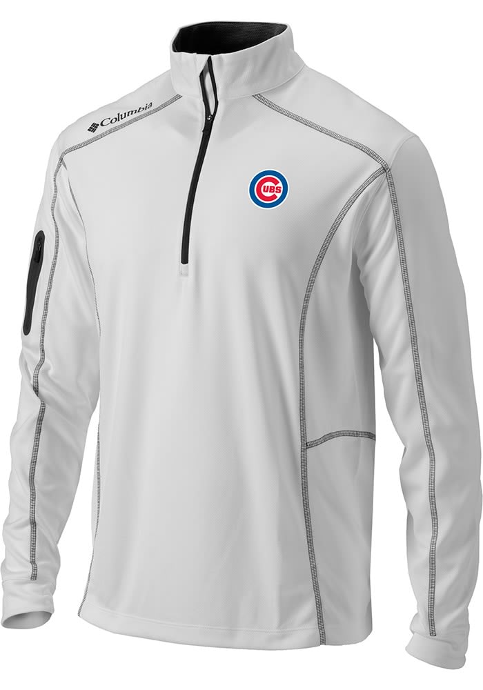 Columbia Men's Chicago Cubs Blue Shotgun 2.0 Quarter-Zip Shirt