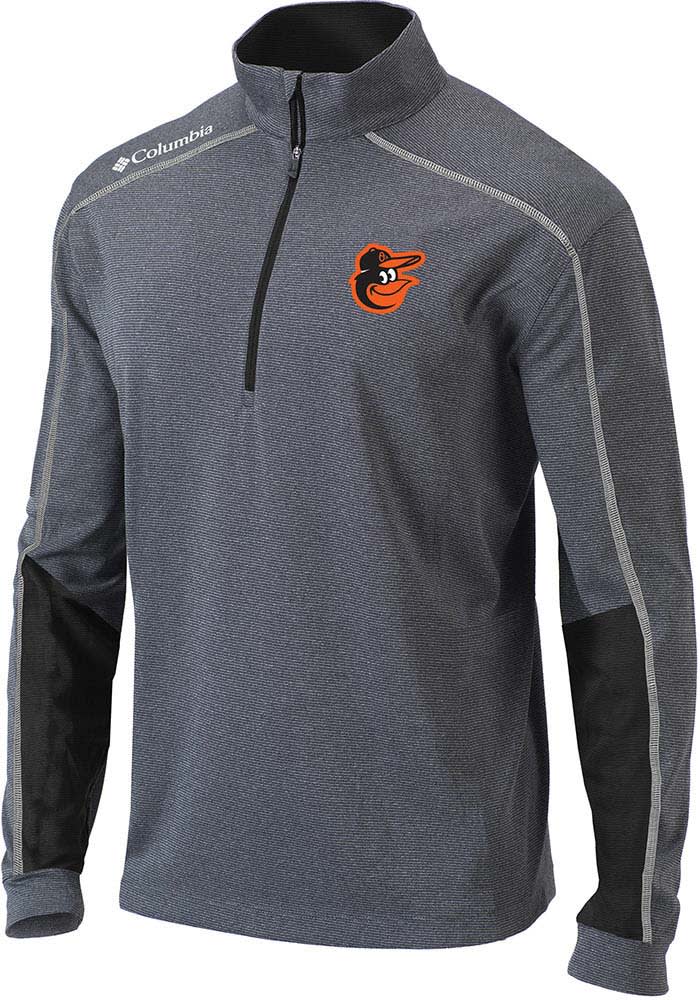 Columbia Men's Baltimore Orioles Orange Shotgun Polo