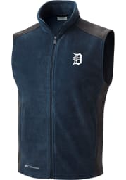 Columbia Detroit Tigers Mens Navy Blue Flanker Sleeveless Jacket