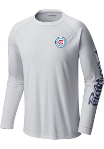 Columbia Chicago Fire White TERMINAL TACKLE Long Sleeve T-Shirt