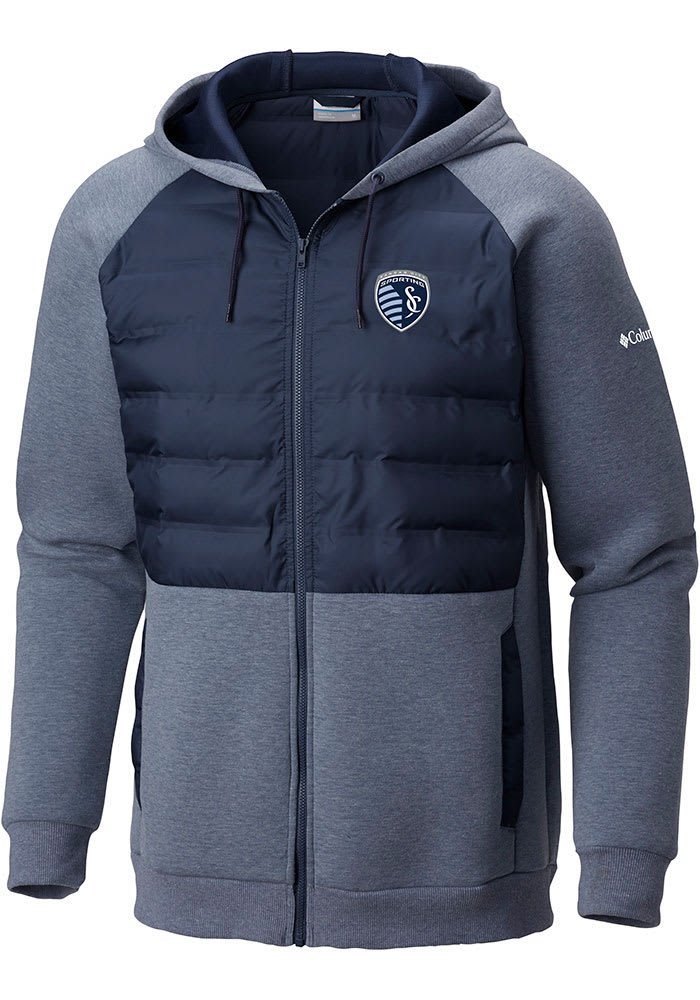 Columbia Sporting Kansas City Mens Grey Northern Comfort Medium Weight Jacket