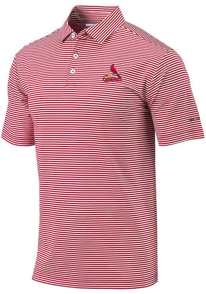 St. Louis Cardinals Columbia Golf Club Invite Omni-Wick Polo - Red