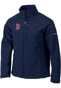 Columbia Boston Red Sox Mens Navy Blue Heat Seal Ascender Light Weight Jacket
