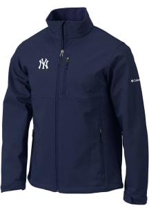 Columbia New York Yankees Mens Navy Blue Heat Seal Ascender Light Weight Jacket