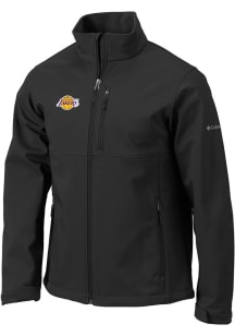 Columbia Los Angeles Lakers Mens Black Heat Seal Ascender Light Weight Jacket