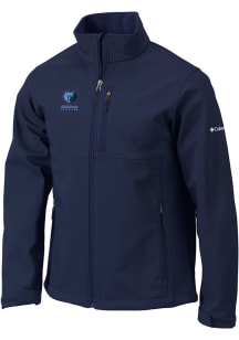 Columbia Memphis Grizzlies Mens Navy Blue Heat Seal Ascender Light Weight Jacket