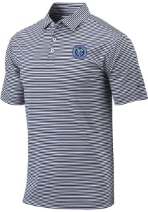 Columbia New York City FC Mens Navy Blue Heat Seal Omni-Wick Club Invite Short Sleeve Polo