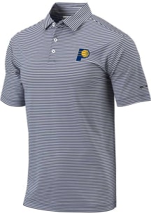 Columbia Indiana Pacers Mens Navy Blue Heat Seal Omni-Wick Club Invite Short Sleeve Polo
