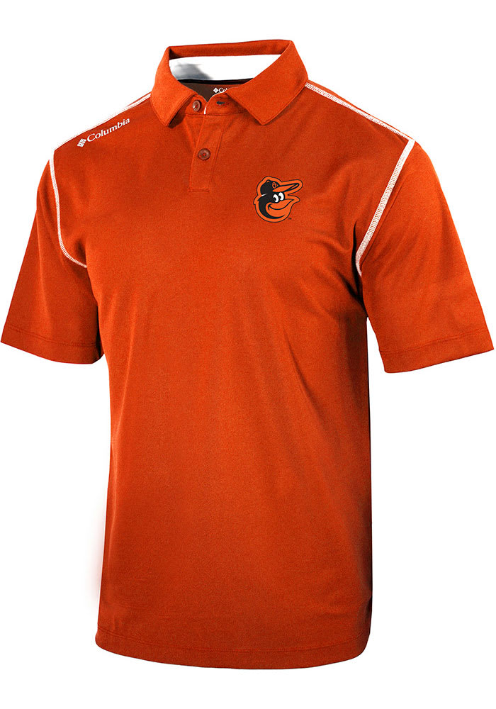 Men's Baltimore Orioles Antigua Orange Balance Polo