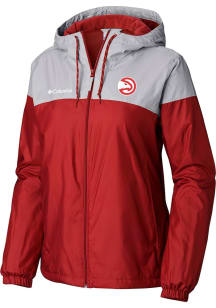 Columbia Atlanta Hawks Womens Red Heat Seal Flash Forward Lined Light Weight Jacket