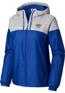 Columbia New York Knicks Womens Blue Heat Seal Flash Forward Lined Light Weight Jacket