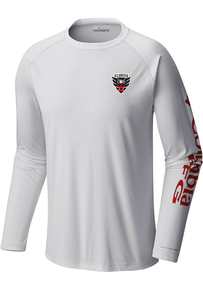 Columbia DC United Red Terminal Tackle Long Sleeve T Shirt