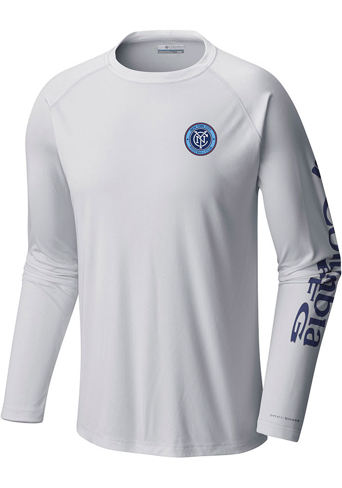 Columbia New York City FC Navy Blue Terminal Tackle Long Sleeve T Shirt