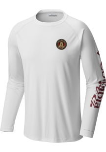 Columbia Atlanta Hawks Red Terminal Tackle Long Sleeve T Shirt