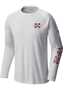 Columbia Mississippi State Bulldogs Maroon Terminal Tackle Long Sleeve T Shirt