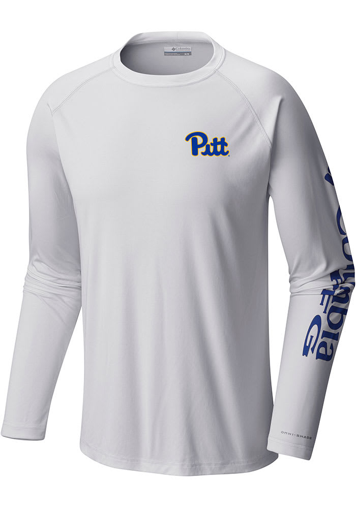 Columbia Pitt Panthers Blue Terminal Tackle Long Sleeve T Shirt